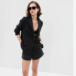 GAP  SoftSuit Blazer - Black - Small Petite